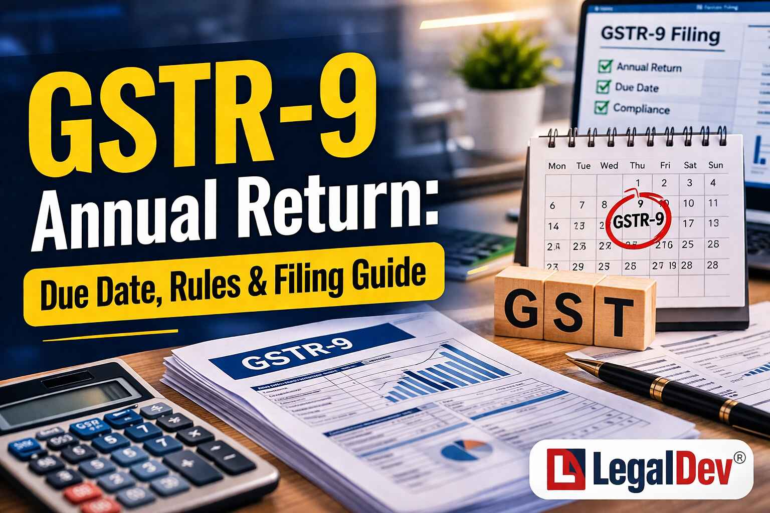 GSTR-9 Annual Return: Due Date, Rules & Filing